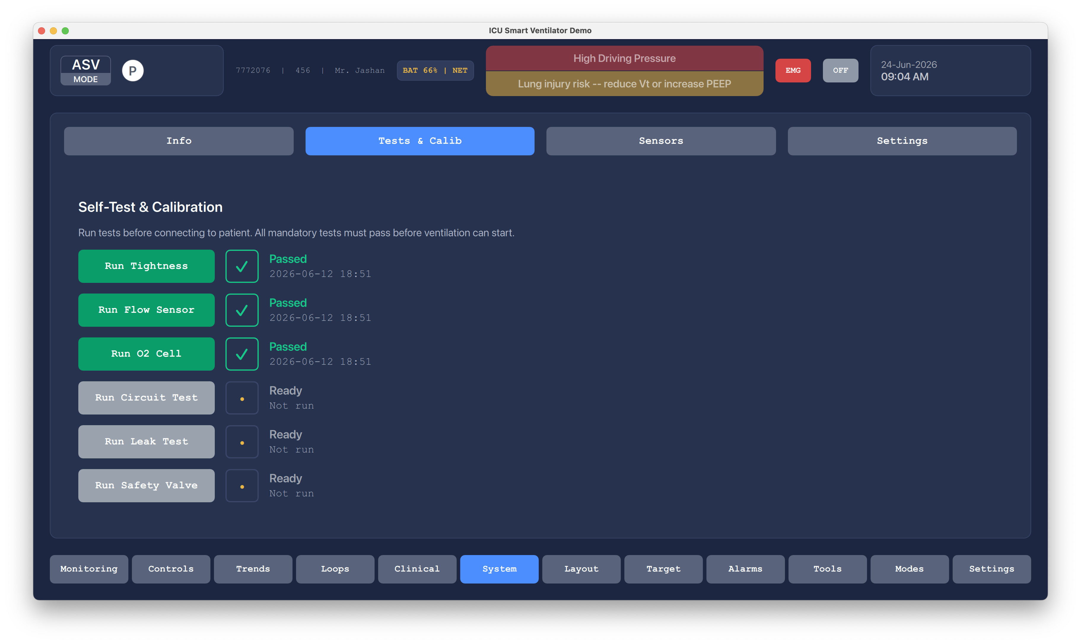Battery And Network Detail Qt/QML interface screenshot