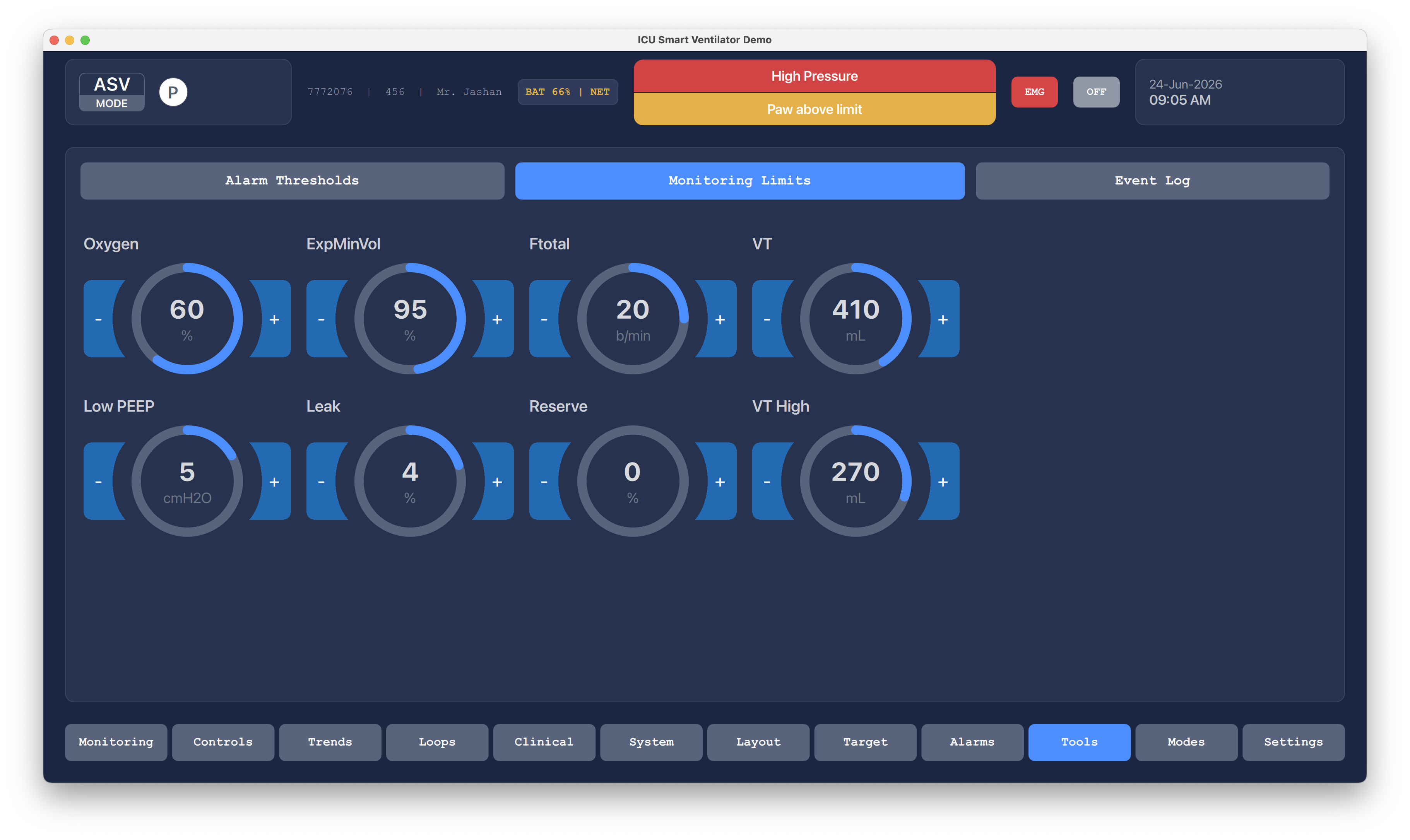 Power-Off Confirmation Qt/QML interface screenshot