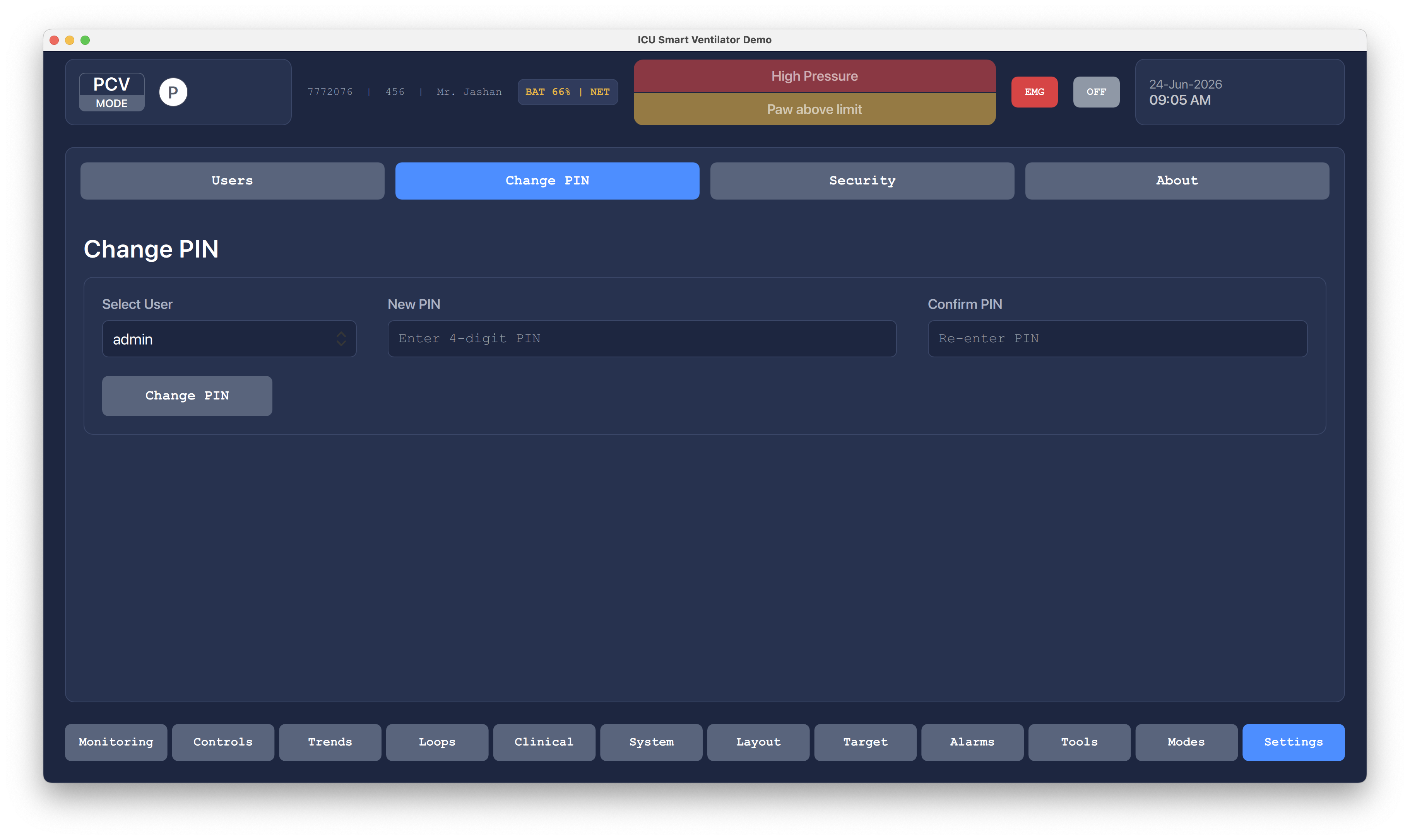 Suggested Settings Review Qt/QML interface screenshot