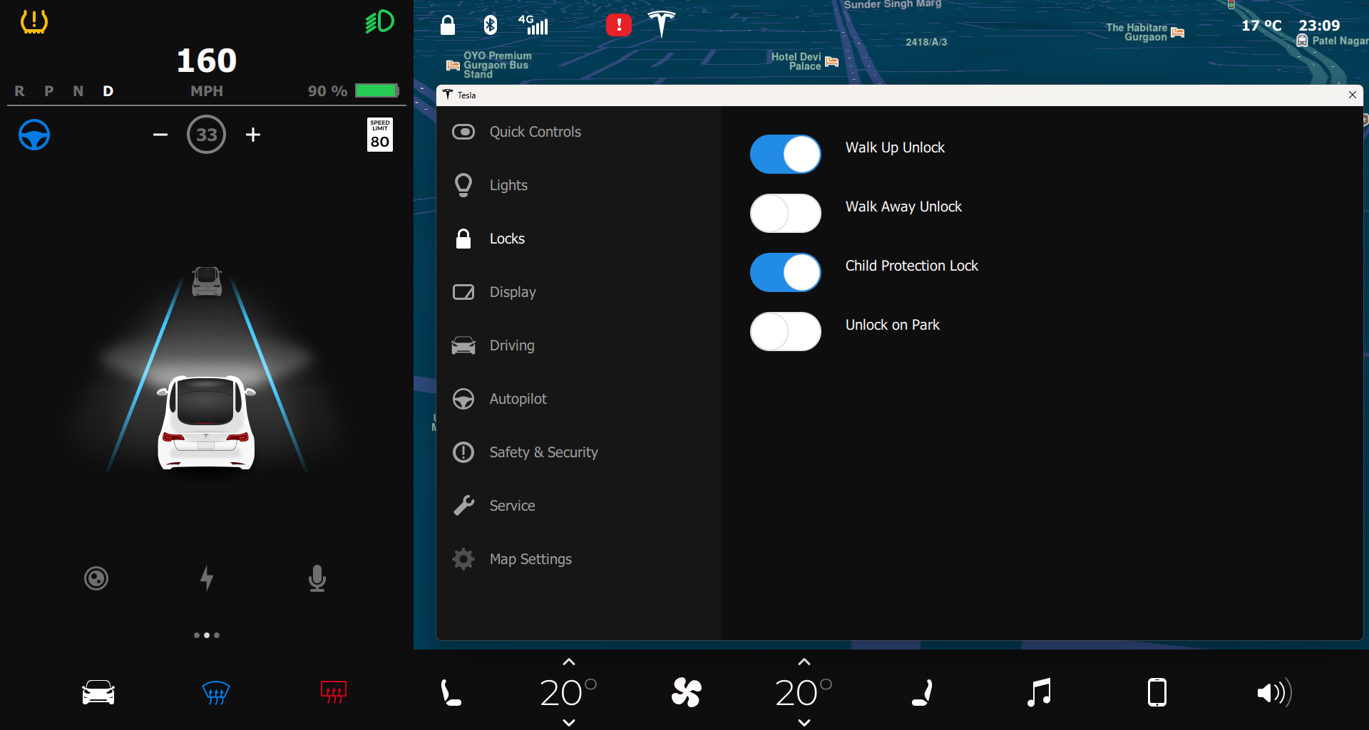 Quick Controls: Locks Qt/QML interface screenshot